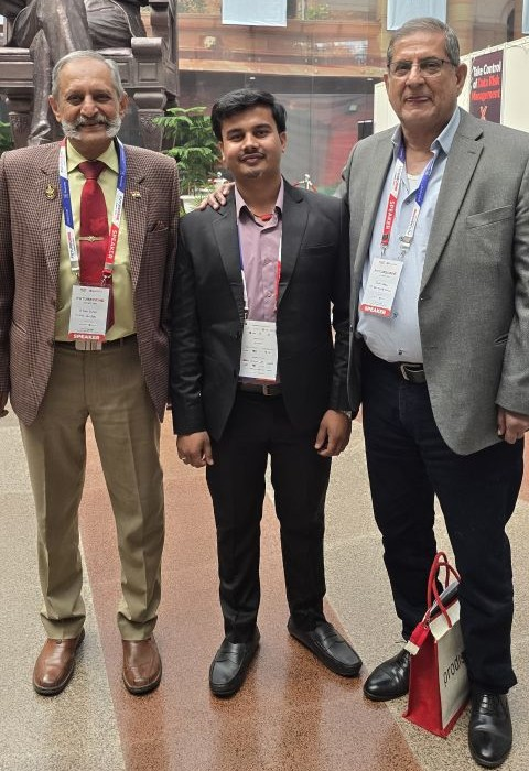 Mr. Anmol Kumar with senior defense and cybersecurity dignitaries at National Summit